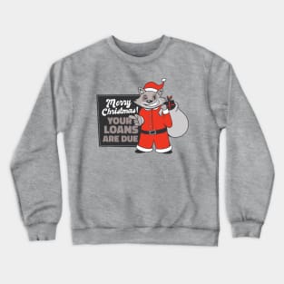 Christmas Raccoon Crewneck Sweatshirt